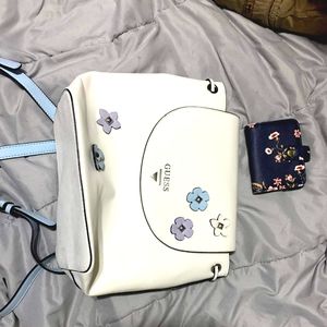 Guess backpack with wallet